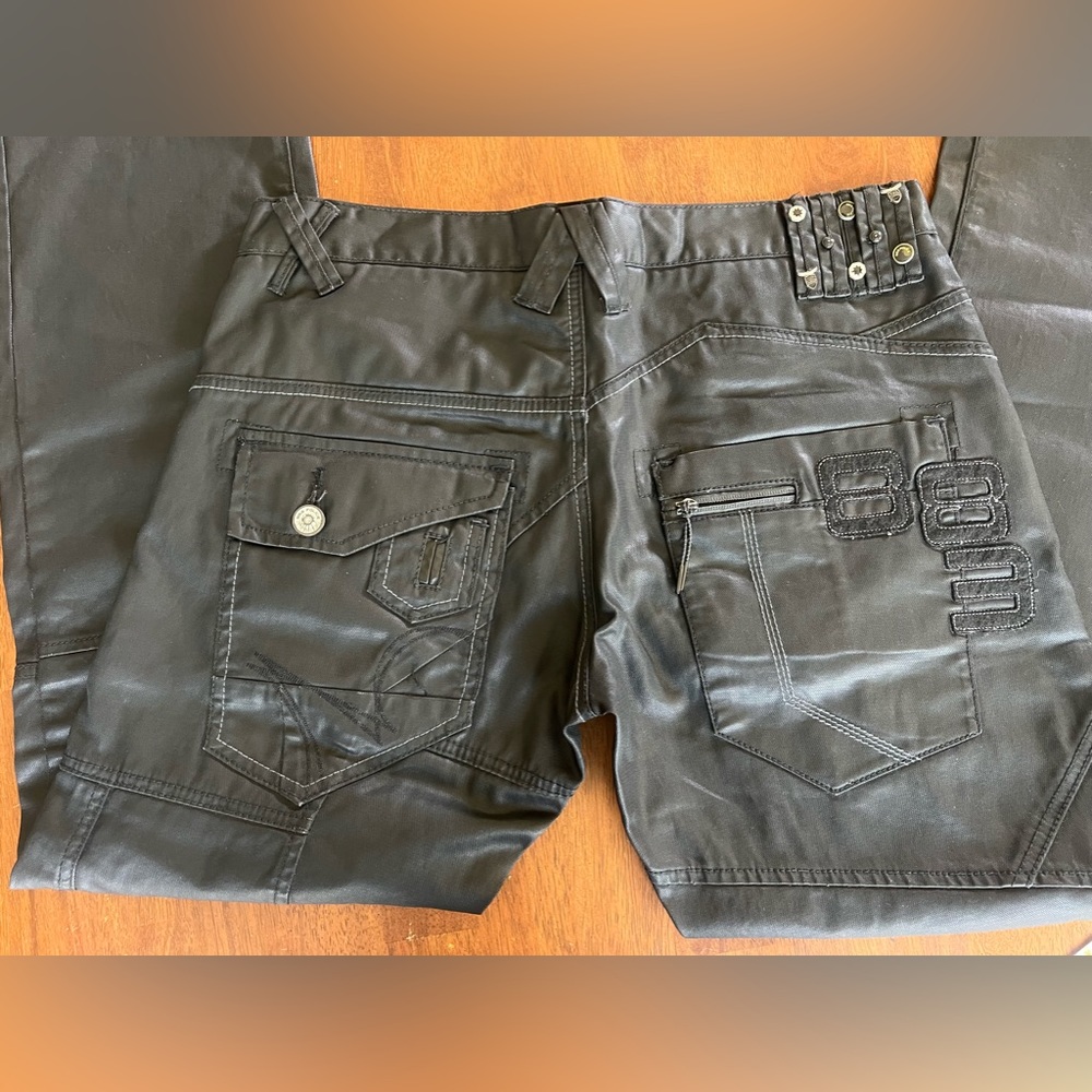 883 POLICE Black Jeans ˋRick Owens Style‘ - Picture 7 of 15